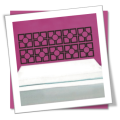 Vinyl Decals Wall Art Stickers - Headboard Squares DOUBLE