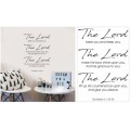 Vinyl Decals Wall Art Stickers - Bless Keep 2 (Numbers 6 v 24-26)