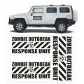 Vinyl Decals Wall & Vehicle Stickers - Zombie Outbreak Response Unit