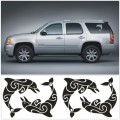 Vinyl Decals Wall & Vehicle Stickers - Tribal Dolphin Set