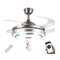 Bluetooth Speaker Retractable Ceiling Fan With Remote - 069