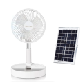 Solar Mini Stand Fan with Panel - Rechargeable - FS-801