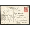 UNION POSTCARD USED - SENT TO AMSTERDAM SUPERB CONDITION