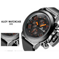 Skone 7427EG02 4188 Stylish Pin Buckle Male Watch  -  BLACK