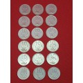 18 X 2ND DECIMAL 10 CENT COINS