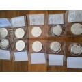5 Coin collection : 1Oz fine silver African Big 5 series