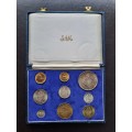 1964 Long Proof South African Coin Set