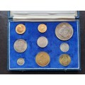 1964 Long Proof South African Coin Set