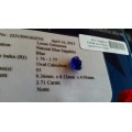 3.71CT SAPPHIRE  AAA+ Royal Blue  * CERTIFIED SAPPHIRE *