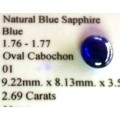 2.69CT CERTIFIED SAPPHIRE  AAA+ Vivid Royal Blue
