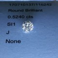 0.524CT DIAMOND [ EGL CERTIFIED ]