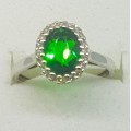 1CT DIOPSIDE and DIAMOND RING