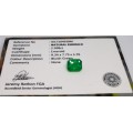 2.998CT EMERALD  * Certified Emerald *
