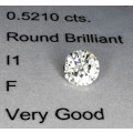 * Diamond *   0.521CT Diamond [ EGL Certified ] Round Brilliant Cut  L  VS2