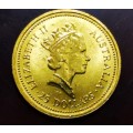 1987 AUSTRALIAN $25 GOLD NUGGET COIN