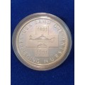 Protea R1 Silver coin - 1991 Nursing