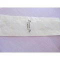 Gift Bag Paper Bag `Dink aan Jou` Stamped On Bag White 300mm x 90mm