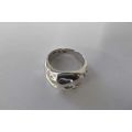 Fine Jewellery, Ring, Silver 925, Weight 8,55g, Size 18,75mm