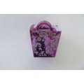 Box Unfolded, Fold Yourself, Purple And Silver, ±80mm x 60mm, 1pc