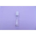 Bottle, Roll On, Glass, Clear With White Lid 10ml, 1pc