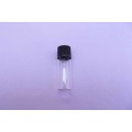 Bottle, Glass, Clear With Black Lid 5ml, 1pc