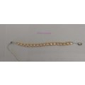 Bracelet, Peach Freshwater Pearls, Pearl Size ±8mm, Lenght 17,5cm