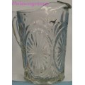 Vintage Clear Heavy Glass Jug For Water / Beverages, 1750ml, Good Condition - Not Used, See Photos