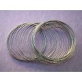 Stringing Material, Bracelet Memory Wire, 55mm, ±20 Coils