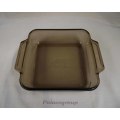 Anchor Ovenware Square Baking Dish - USA, Oven And Microwave Safe, Tinted Glass, 2liter, See Photos