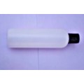 Bottle, Disc Lid, Acrylic, White With Black Lid, 250ml, 1pc