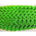Zigzag Ribbon 1Meter, 5mm, Green
