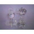 Dummy Shapes, Acrylic, Clear, 21mm, 4pc