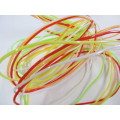 Stringing Material, Plastic Cord - Scoubi, Mixed Colours, 2mm, 1 Meter x 5 pc