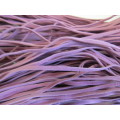 Stringing Material, Velvet, Leather Cord, Purple, 1 Meter / 1 pc