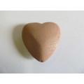 Pendant, Wood, Heart, Desert Sand, 48mm x 46, 1pc