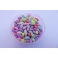 Beading and Jewellery Making, Acrylic Beads, Facetted, Oval , Mixed Colours, 10mm x 5mm, ±30pc