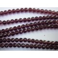 Chinese Crystal Beads, Glass, Round, Purple, 8mm, 20pc