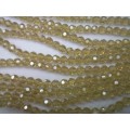 Chinese Crystal Beads, Glass, Round, Yellow, 6mm, 20pc