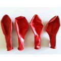 Balloons, 4pc, Red, Not Blown Up