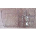 Make-up Holder, Perspex, Clear, 9 Compartments, 170mm x 90mm, 1pc