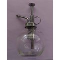 Mister Spray Bottle,  Height 160mm, Clear Glass Bowl, Plastic Spray Meganism, See Photo`s