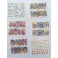 Nail Art, Collection Of Nail Art Stickers, Multi Coloured, 10pc, Design As Shown On Photos