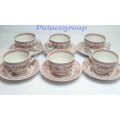 Vintage Tea Set, 6 Cups And Saucers, Royal Staffordshire, Windsor, W.R. Midwinter LTD, See Photos