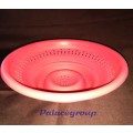 Colapsible Silicone Colander, With Metal Support, Red, Working Diameter 60mm - 180mm, 1pc, See Photo