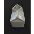 Milk Jug, White, Glass, Square, 300ml, 70mm x 70mm x 110mm, Not Been Used, See Photo`s