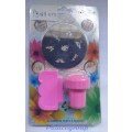 Nail Art Kit, Foil Transfers 10 In Container, Stamp Pad, Nail Art Wheel, Rhinestones, See Photos