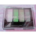 Eye Shadow, Warm Hearts, 4 Colours, Shades Of Green and White, 1pc