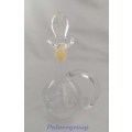 Glass Vinegar / Oil / Sauce Pourer Bottle, Solid Glass Stopper, 450ml, Not Been Used, See Photos