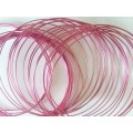 Stringing Material, Soft Wire, Pink, 1.0mm Thickness, 1 Meter / 1 pc