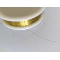 Stringing Material, Wire, Gold (Colour), 0.2mm Thickness, 1 Meter / 1 pc